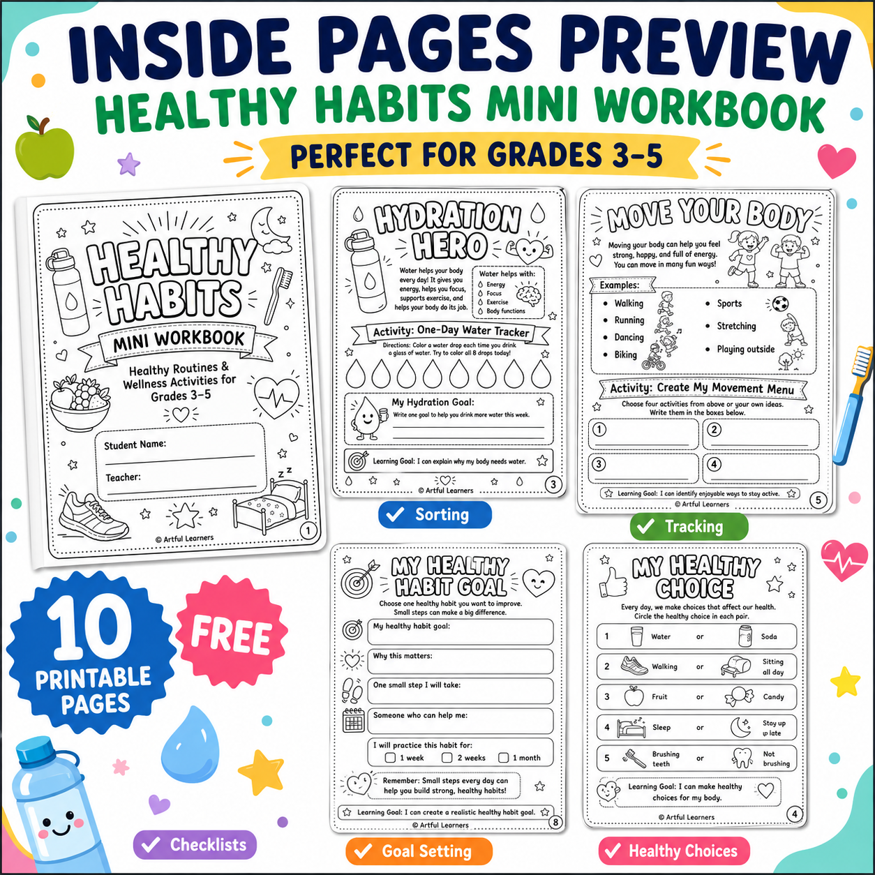 Healthy Habits activity preview